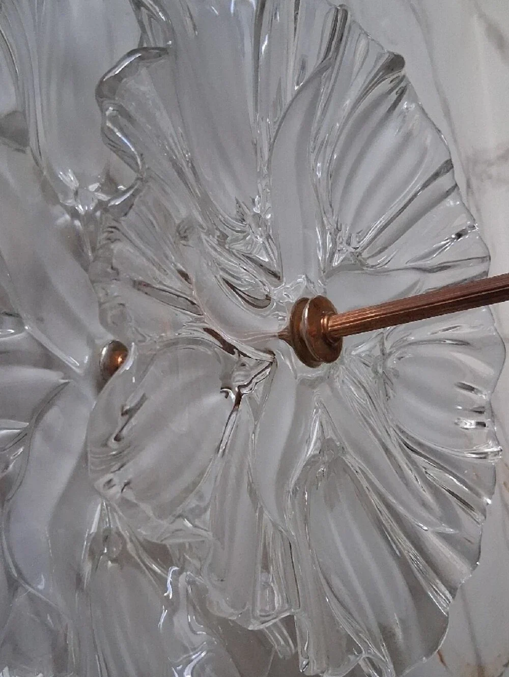 vintage 2 tier candy dish  glass